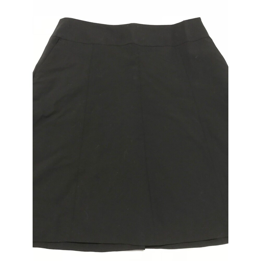 Navyboot Brand Women's Skirt Black A-Line Fully Lined Skirt Size 42 / 12 NWOT